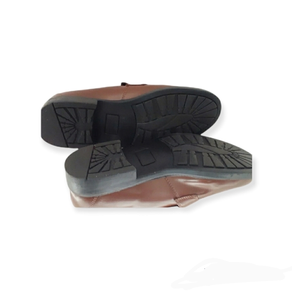 Mens size 9.5 Brown Stapleton's Leather Dress shoes Loafers Great condition! - Picture 5 of 6